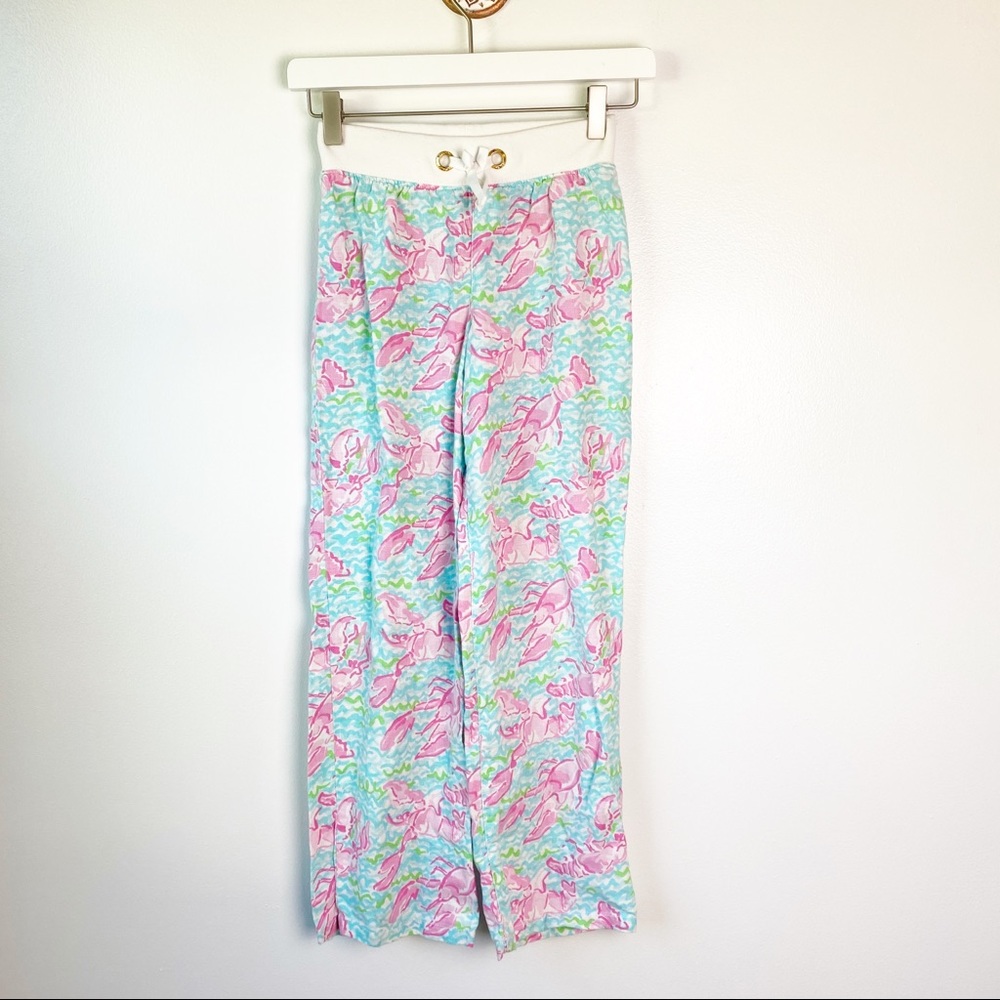 Lilly Pulitzer Linen Beach Pants Lobstah Roll